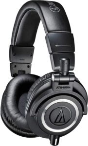 Audio-Technica ATH-M50x cuffie professionali per batteria elettronica