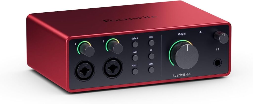 Focusrite Scarlett 4i4 4th Gen scheda audio USB